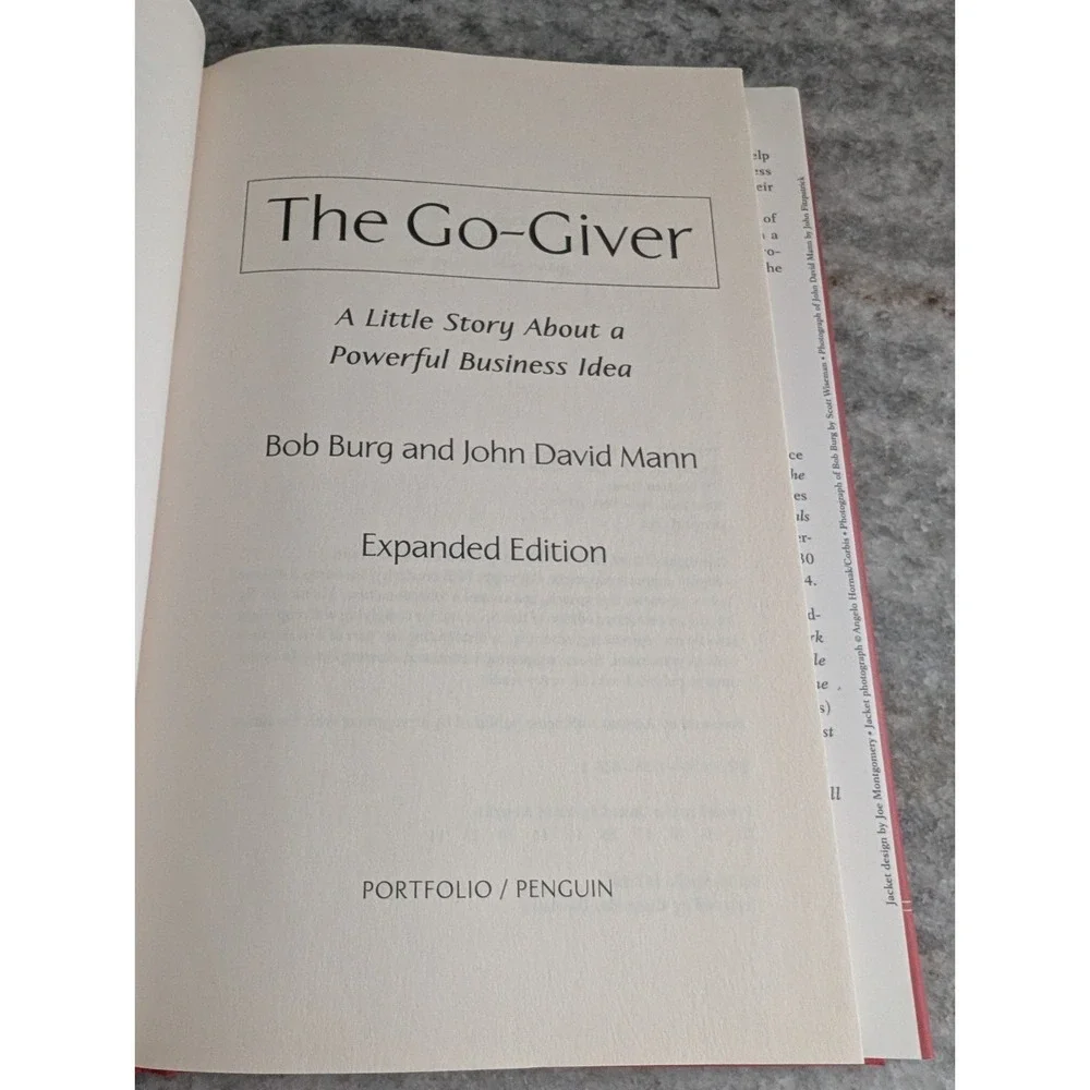The Go-Giver Hardcover Brand New Book